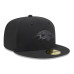 Бейсболка Baltimore Ravens New Era Black 2026 Sideline 59FIFTY