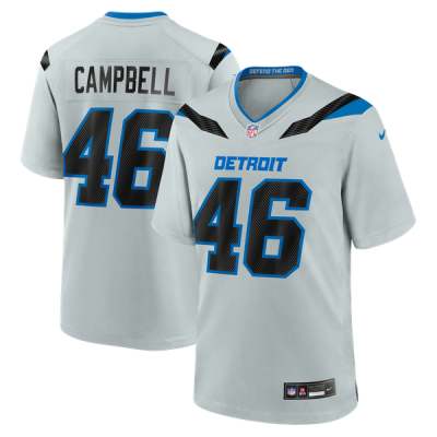 Джерси Jack Campbell Detroit Lions Nike 2026 Rivalries Collection Game - Silver
