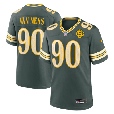 Джерси Lukas Van Ness Green Bay Packers Nike 2026 Rivalries Collection Game - Green