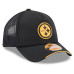 Бейсболка Pittsburgh Steelers New Era Black 2026 Sideline Apex 9FORTY Adjustable