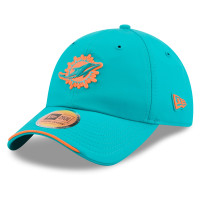 Бейсболка Miami Dolphins New Era Aqua 2026 Sideline Casual Classic