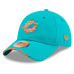 Бейсболка Miami Dolphins New Era Aqua 2026 Sideline Casual Classic