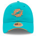 Бейсболка Miami Dolphins New Era Aqua 2026 Sideline Casual Classic