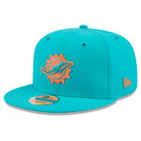 Бейсболка Miami Dolphins New Era Aqua 2026 Sideline 9FIFTY