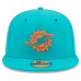 Бейсболка Miami Dolphins New Era Aqua 2026 Sideline 9FIFTY