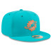 Бейсболка Miami Dolphins New Era Aqua 2026 Sideline 9FIFTY