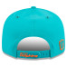 Бейсболка Miami Dolphins New Era Aqua 2026 Sideline 9FIFTY