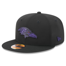 Бейсболка Baltimore Ravens New Era Black 2026 Sideline 9FIFTY