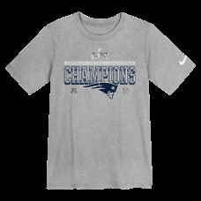 Preschool New England Patriots Nike Gray 2025 AFC Champions Locker Room Trophy Collection T-Shirt Preschool New England Patriots Nike Gray 2025 AFC Champions Locker Room Trophy Collection T-Shirt