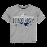 Toddler New England Patriots Nike Gray 2025 AFC Champions Locker Room Trophy Collection T-Shirt