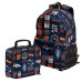 Рюкзак с ланч-боксом Denver Broncos Outerstuff Set