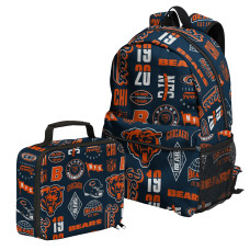 Рюкзак с ланч-боксом Chicago Bears Outerstuff Set