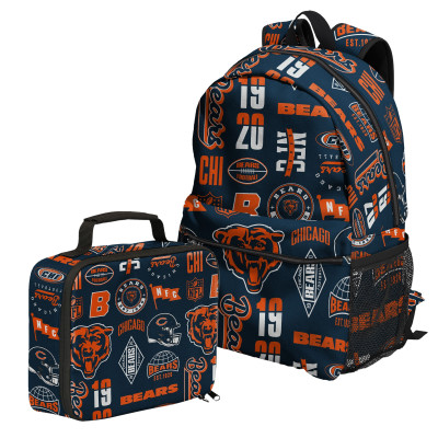 Рюкзак с ланч-боксом Chicago Bears Outerstuff Set