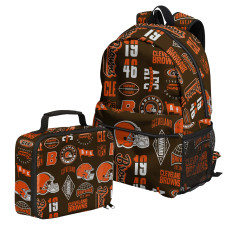 Рюкзак с ланч-боксом Cleveland Browns Outerstuff Set