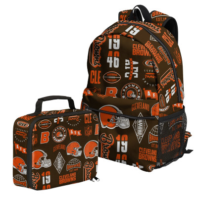 Рюкзак с ланч-боксом Cleveland Browns Outerstuff Set