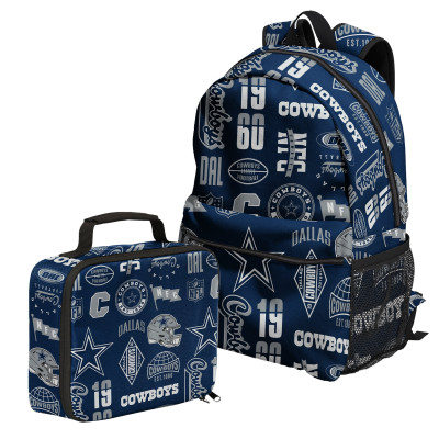 Рюкзак с ланч-боксом Dallas Cowboys Outerstuff Set