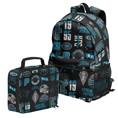 Рюкзак с ланч-боксом Carolina Panthers Outerstuff Set