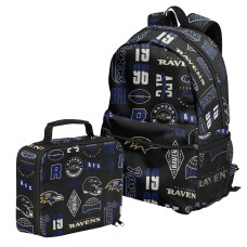 Baltimore Ravens Outerstuff Backpack and Lunchbox Set