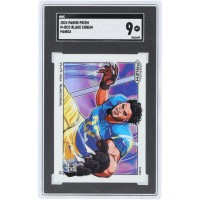 Blake Corum Los Angeles Rams 2024 Panini Prizm Manga Case Hit #M-BCO SGC Authenticated 9 Rookie Card