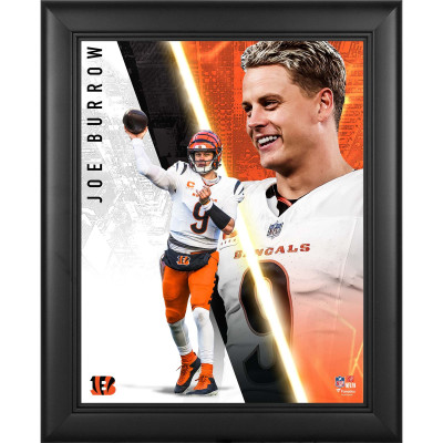Коллаж Joe Burrow Cincinnati Bengals Fanatics Authentic Framed 13 x 16 Radiance
