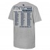 Подростковая New England Patriots Fanatics Heather Gray Super Bowl LX Roster T-Shirt