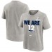Подростковая Seattle Seahawks Nike Gray Super Bowl LX Fast As Fast Gets Hometown Slogan T-Shirt