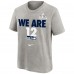Подростковая Seattle Seahawks Nike Gray Super Bowl LX Fast As Fast Gets Hometown Slogan T-Shirt