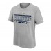 Подростковая Seattle Seahawks Nike Gray 2025 NFC Champions Locker Room Trophy Collection Authentic T-Shirt