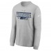 Подростковая Seattle Seahawks Nike Gray 2025 NFC Champions Locker Room Trophy Collection Long Sleeve T-Shirt