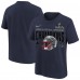 Подростковая New England Patriots Nike Navy 2025 AFC Champions Glory Shield Helmet T-Shirt Подростковая New England Patriots Nike Navy 2025 AFC Champions Glory Shield Helmet T-Shirt