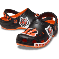 Unisex Cincinnati Bengals Crocs Black Classic Clog