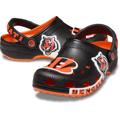 Unisex Cincinnati Bengals Crocs Black Classic Clog