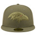 Бейсболка Baltimore Ravens New Era Olive Color Pack 59FIFTY