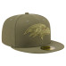 Бейсболка Baltimore Ravens New Era Olive Color Pack 59FIFTY