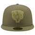 Бейсболка Chicago Bears New Era Olive Color Pack 59FIFTY