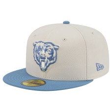 Бейсболка Chicago Bears New Era Cream/Blue Color Pack 59FIFTY
