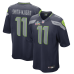 Игровая джерси Seattle Seahawks Jaxon Smith-Njigba Nike College Navy Super Bowl LX Patch Game