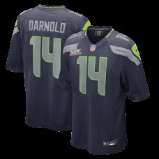Seattle Seahawks Sam Darnold Nike College Navy Super Bowl LX Patch Game Jersey Seattle Seahawks Sam Darnold Nike College Navy Super Bowl LX Patch Game Jersey