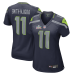 Женская игровая джерси Seattle Seahawks Jaxon Smith-Njigba Nike College Navy Super Bowl LX Patch Game