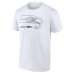 Seattle Seahawks Jaxon Smith-Njigba White Tonal Name & Number T-Shirt