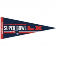 New England Patriots WinCraft 2025 AFC Champions Locker Room 12 x 30 Premium Pennant
