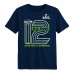 Preschool Seattle Seahawks Fanatics College Navy Super Bowl LX Champions On Top T-Shirt