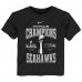 Toddler Seattle Seahawks Nike Black Super Bowl LX Champions Locker Room Trophy Collection T-Shirt