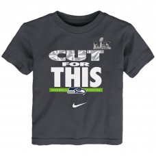 Toddler Seattle Seahawks Nike Charcoal Super Bowl LX Champions Parade T-Shirt