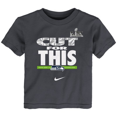 Toddler Seattle Seahawks Nike Charcoal Super Bowl LX Champions Parade T-Shirt