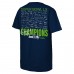 Подростковая Seattle Seahawks Fanatics College Navy Super Bowl LX Champions Autograph Roster T-Shirt