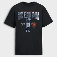 Футболка Chicago Bears Caleb Williams Black Iceman Футболка Chicago Bears Caleb Williams Black Iceman