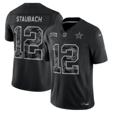 Джерси Roger Staubach Dallas Cowboys Nike 2026 Salute to Service Retired Stitched Limited - Black