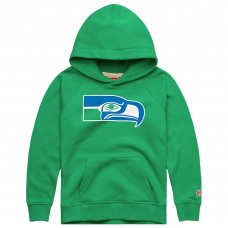 Подростковая толстовка Seattle Seahawks Homage Green 76 Season Tri-Blend