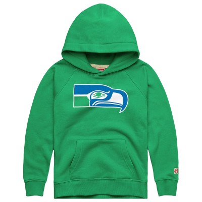Подростковая толстовка Seattle Seahawks Homage Green 76 Season Tri-Blend